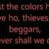 Hoist The Colors Lyrics