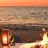 Peaceful Resort Ambience Overlooking The Sea Water Crackling Fire Crickets Wave Sounds