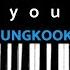 Jungkook Standing Next To You KARAOKE Slowed Acoustic Piano Instrumental COVER LYRICS