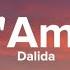 Dalida Gigi L Amoroso Lyrics