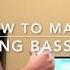 How To Make Rolling Basslines For Tech House