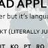 Some Bad Apple In Even More Languages REACTION