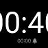 40 Second Countdown Timer IPhone Timer Style