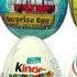 10 Surprise Eggs Kinder Surprise Kinder Joy Disney Pixar Cars 2 Spongebob