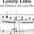 Lonely Lillie Piano Score Pokémon Sun And Moon