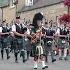 Scotland The Brave As The Massed Pipes And Drums March Off After 2022 Dufftown Highland Games