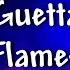 David Guetta Sia Flames Lyrics