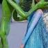 Dame Tu Cosita And Frozen Elsa Kiss In The Rain