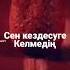 сен кездесуге келмедің