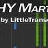 SHY Martin Make Us Never Happen Piano Cover Synthesia Tutorial By LittleTranscriber