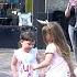 Kids Can T Resist Busker S Groove In Inverness Jumping Jack Flash Stones