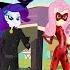 My Little Pony Equestria Girls Transforms Miraculous Ladybug And Cat Noir Coloring Book For Kids