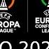 UEFA Europa League Europa Conference League Intro 2022 23