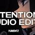Attention Charlie Puth Edit Audio