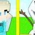 Minecraft Battle FROZEN ELSA HOUSE BUILD CHALLENGE NOOB Vs PRO Vs HACKER Vs GOD Animation