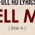 Side A Tell Me FULL HD Lyrics