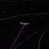 Voyager 1 Trajectory Through The Solar System