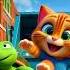 Котик выкинул черепашку Cats мультик Cartoon Dalle3 Chatgpt Aiart Aicat кот ии нейросеть