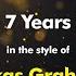 Lukas Graham 7 Years Karaoke Version From Zoom Karaoke