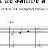 Rond De Jambe à Terre Scrolling Sheet Music Sheet Music For Ballet Class