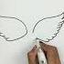 How To Draw Angel Wings Step By Step For Beginners Short Drawing Simpledrawing