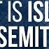 What Is Islamic Antisemitism