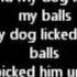 Bob Saget My Dog Licked My Balls Lyrics