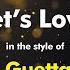 David Guetta Sia Let S Love Karaoke Version From Zoom Karaoke