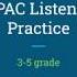 ELPAC Listening 1 Grades 3 5