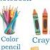 School Supplies And Classroom Vocabulary