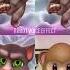 Talking Tom Cat Original Voice VS Robot Voice Effect 2 Shorts