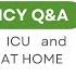 Emergency Q A For Families In ICU And INTENSIVE CARE AT HOME