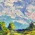 EASY Acrylic Impressionistic Landscape Palette Knife Painting