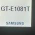 Samsung GT E1081T Startup Shutdown