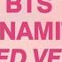 BTS Dynamite Slowed Lyrics