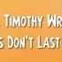 Rev Timothy Wright Trouble Don T Last Always Lyric Video