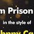 Johnny Cash Folsom Prison Blues Karaoke Version From Zoom Karaoke