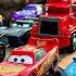 Disney Pixar Cars Falling Into Deep Pool Lightning McQueen Dinoco King Francasco Jackson Storm