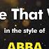 ABBA I Can Be That Woman Karaoke Version From Zoom Karaoke