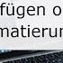 Einfügen Ohne Formatierungen