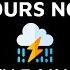 Heavy Rain And Thunder Sounds For Sleeping Black Screen Soothing Rain With Thunder