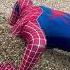 Spiderman S Head Stuck In Sand