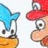 Sonic Mario Gif Sonic And Mario Kissing