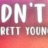 Brett Young In Case You Didn T Know Lyrics