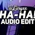 Ha Ha Forgottenage Edit Audio