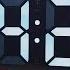 Large LED Digital Wall Clock Date And Temperature