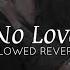 No Love Shubh Slowed Reverb