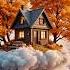 Nature Touch Floating Autumn Cottage