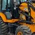 2 JCB 3dx Machines Loading Mud Together TATA Dump Truck 2518 10 Tyre Tipper With JCB 3dx