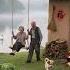 Grandpa Pushes Grandma On The Swing Beautiful And Happy Spring Scenery Peacefulmoments Village